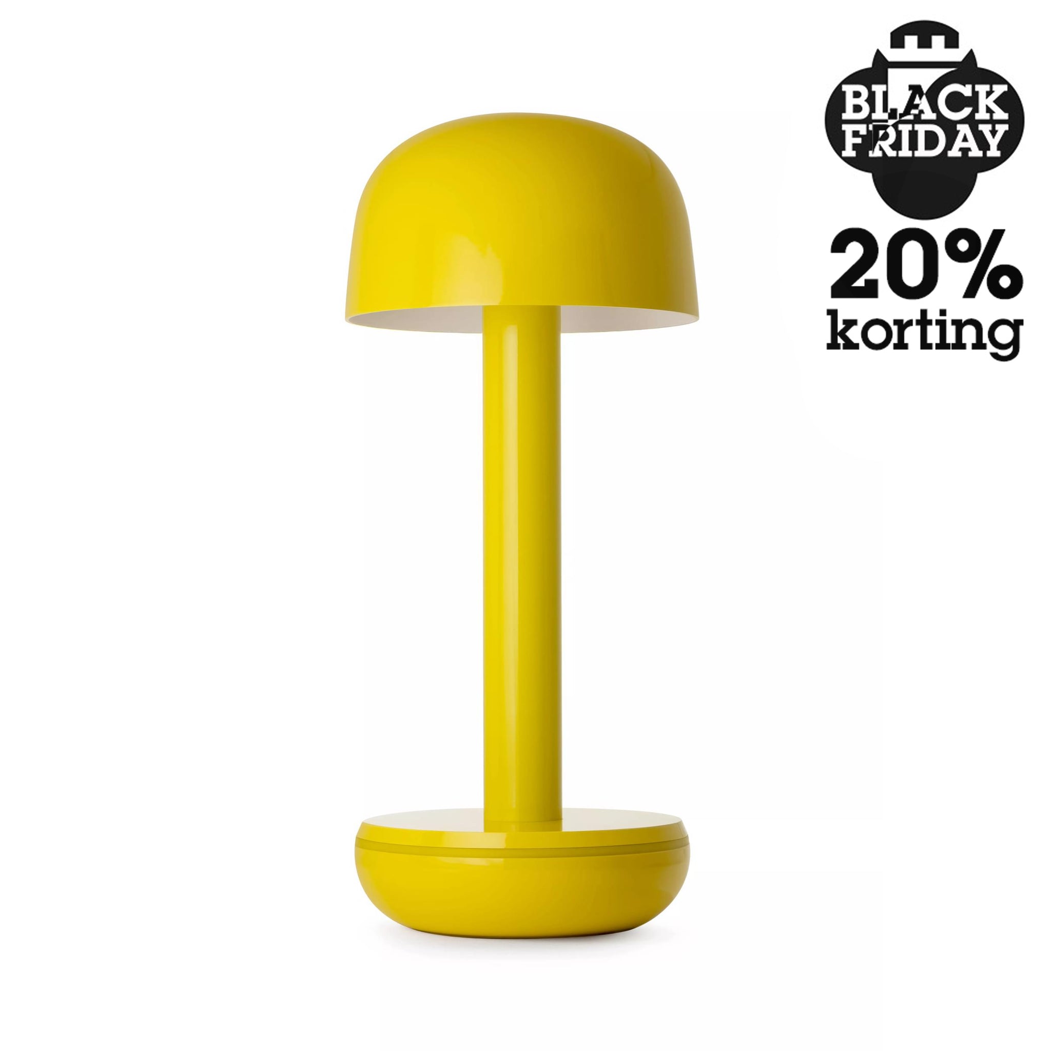 Humble Two Oplaadbare Tafellamp Yellow│art. HUMTL00217│Black Friday 20% Korting