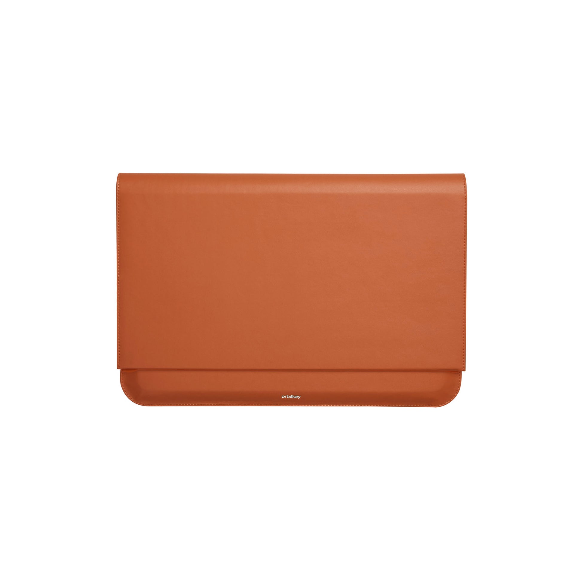 Hybrid Laptop Sleeve 14" Terracotta│Orbitkey│art. WH41-TER-105│bovenaanzicht met witte achtergrond