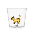 Tumbler Tabby Cat│Drinkglas Kat Amber & Witte Strepen│art. 352.090.95│vooraanzicht