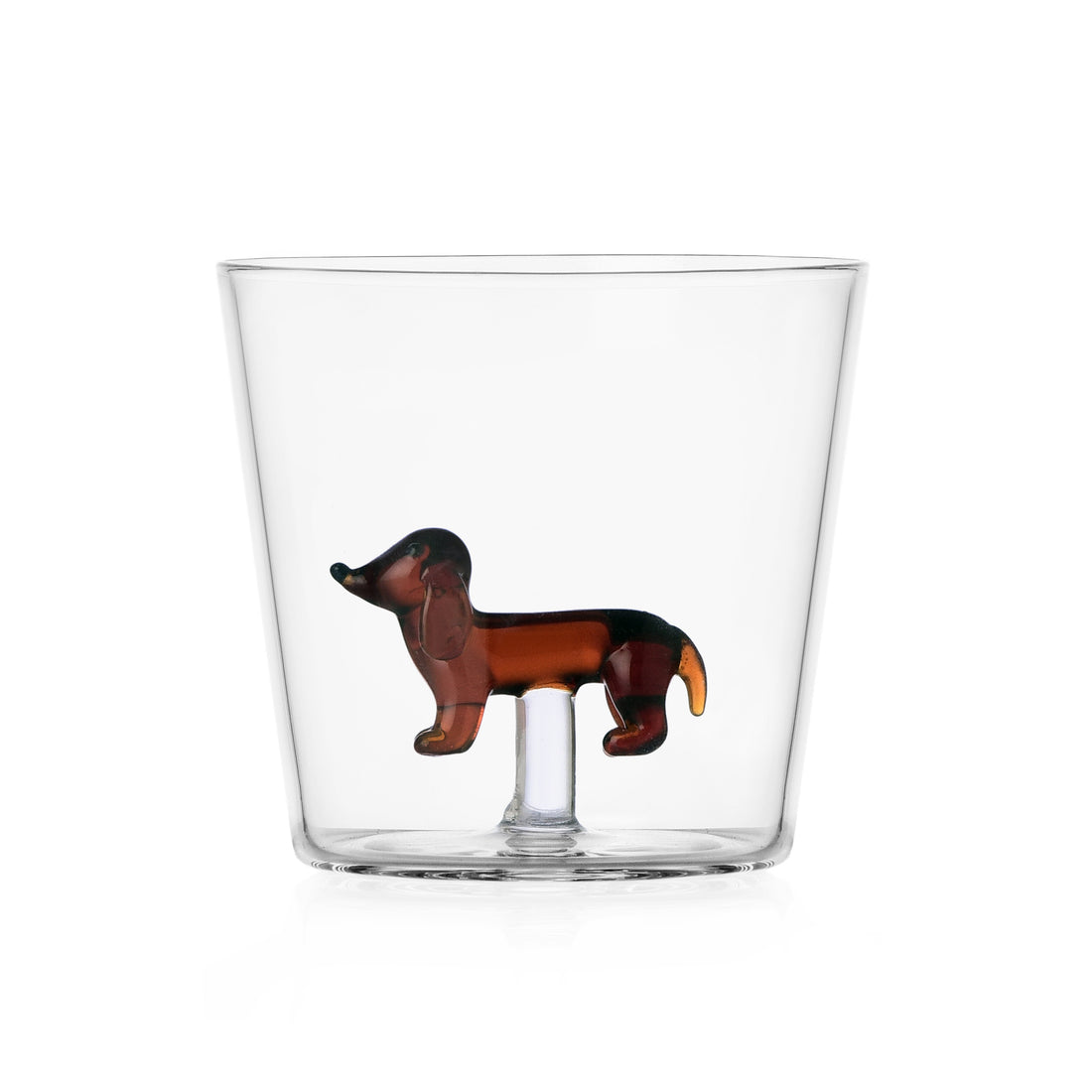 Tumbler Dogs│Drinkglas Basset Hond│Ichendorf Milano│art. 354.293│zijaanzicht met witte achtergrond