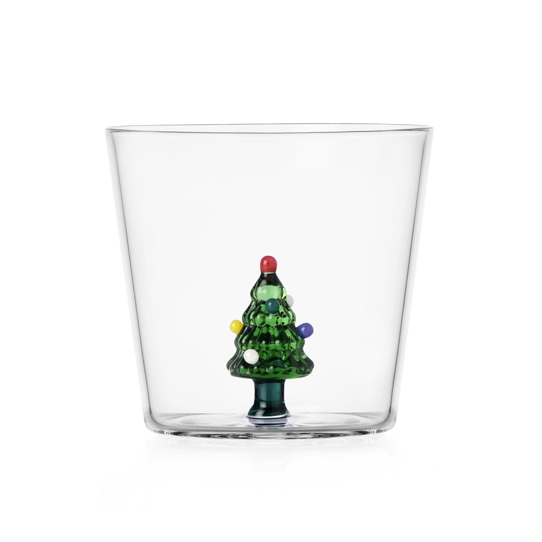 Tumbler Christmas Ichendorf Milano│Drinkglas Kerstboom│art. 352.095.18│vooraanzicht met witte achtergrond