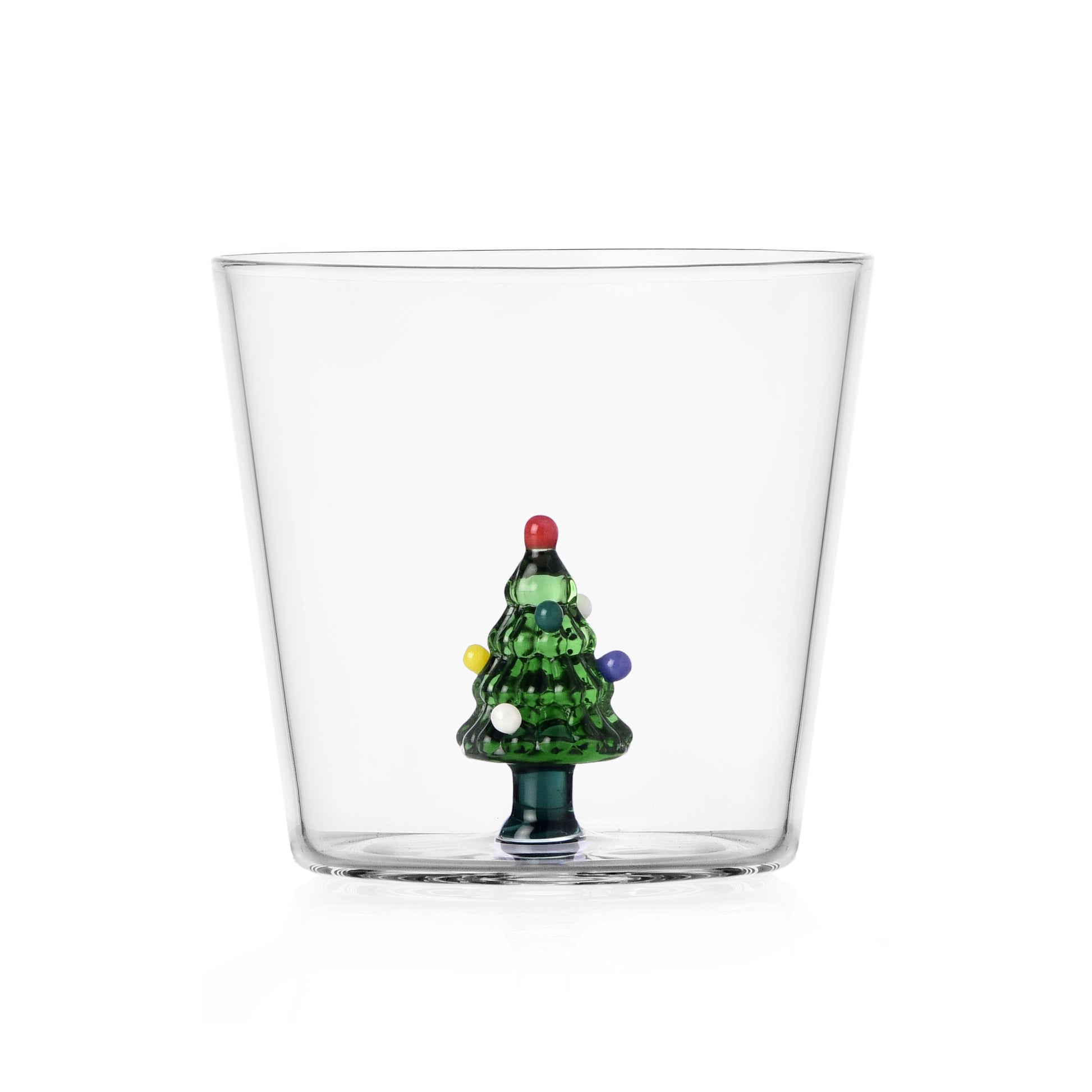 Tumbler Christmas Ichendorf Milano│Drinkglas Kerstboom│art. 352.095.18│vooraanzicht met witte achtergrond
