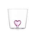 Tumbler Cuore Ichendorf Milano│Drinkglas Hart Roze│art. 352.392│vooraanzicht