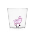 Tumbler Animal Farm│Drinkglas Roze Schaap│Ichendorf Milano│art. 352.229│zijaanzicht met witte achtergrond