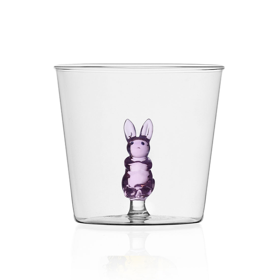 Tumbler Animal Farm│Drinkglas Roze Konijn│art. 352.375│vooraanzicht met witte achtergrond
