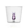 Tumbler Animal Farm│Drinkglas Roze Konijn│art. 352.375│vooraanzicht met witte achtergrond