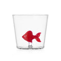 Tumbler Animal Farm│Drinkglas Rode Vis│Ichendorf Milano│art. 352.226│zijaanzicht met witte achtergrond
