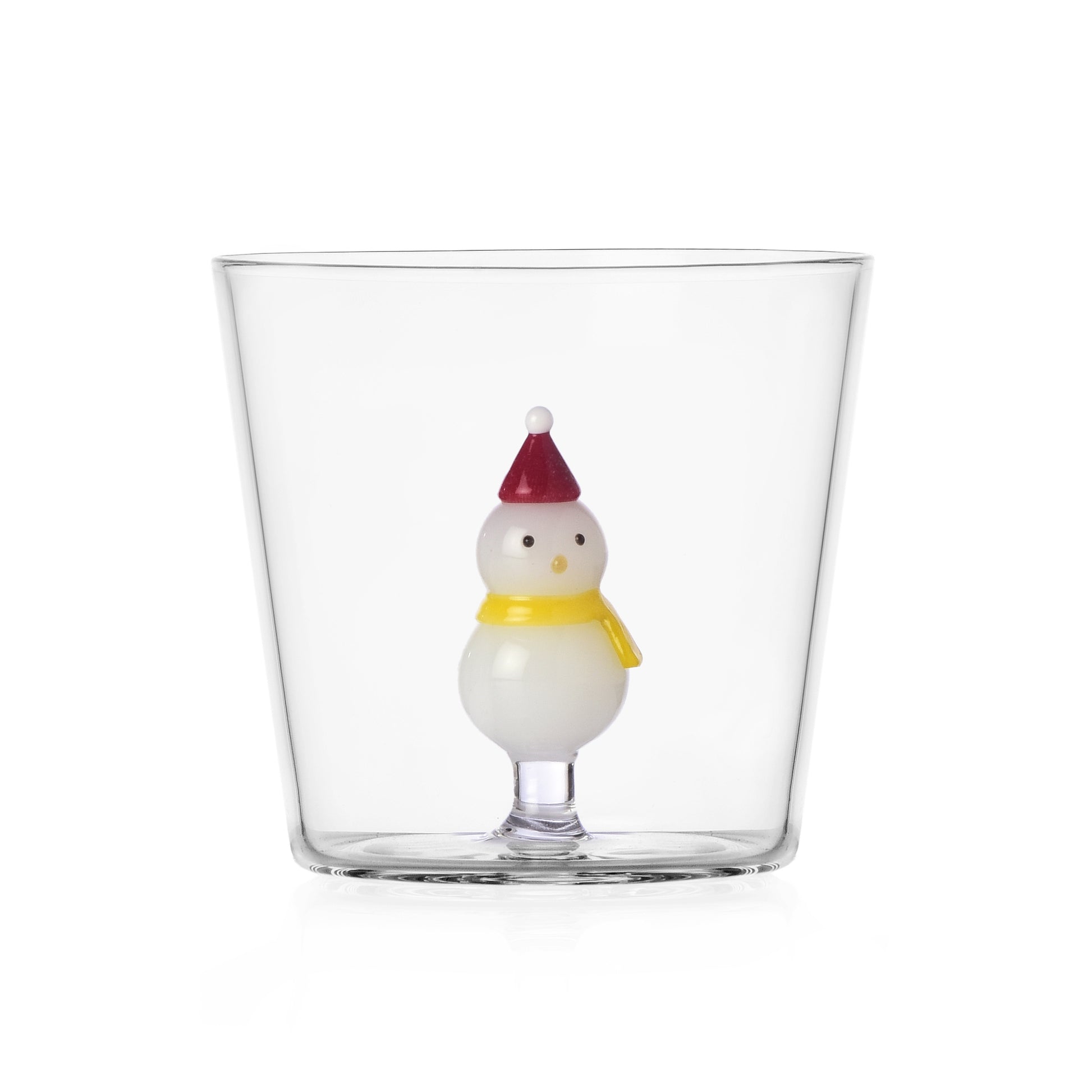 Tumbler Christmas Tales Ichendorf Milano│Drinkglas Sneeuwpop│art. 352.095.43│vooraanzicht met witte achtergrond