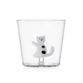 Tumbler Tabby Cat Wit & Zwarte Stippen│art. 352.090.94│vooraanzicht