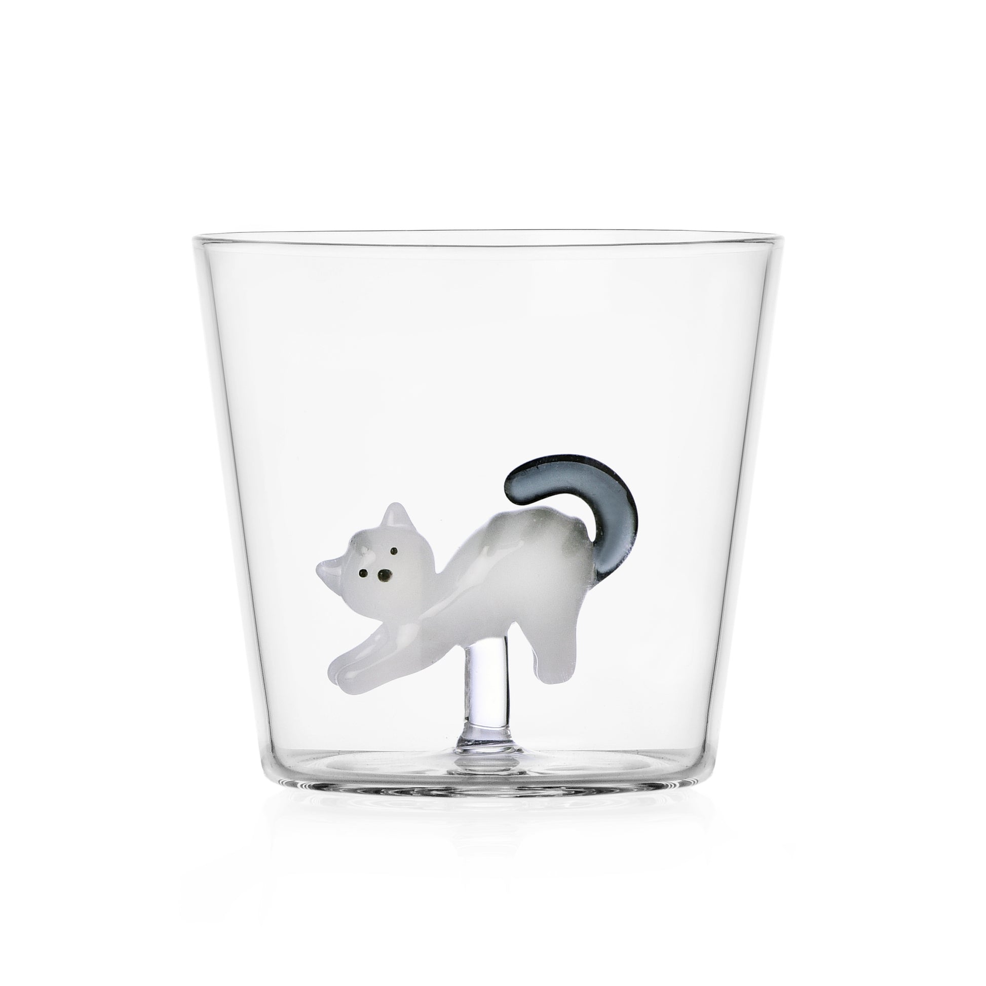 Tumbler Tabby Cat Wit & Grijze Staart│art. 352.090.94│vooraanzicht