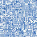 Close-up van het Hello World-motief in Raw Blue