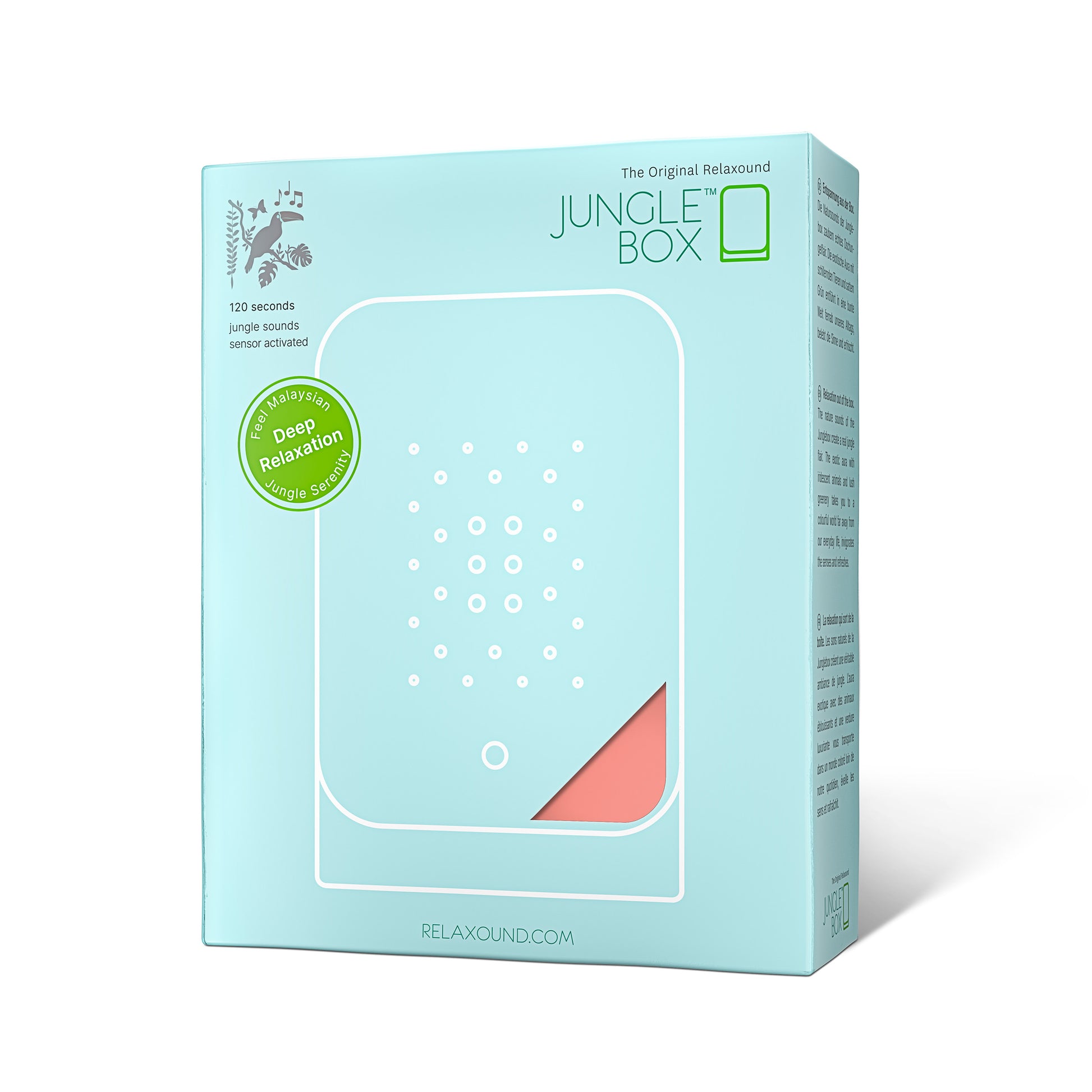 Junglebox Rosy Relaxound│Oerwoudgeluiden│art. 11JGL0101002│verpakking