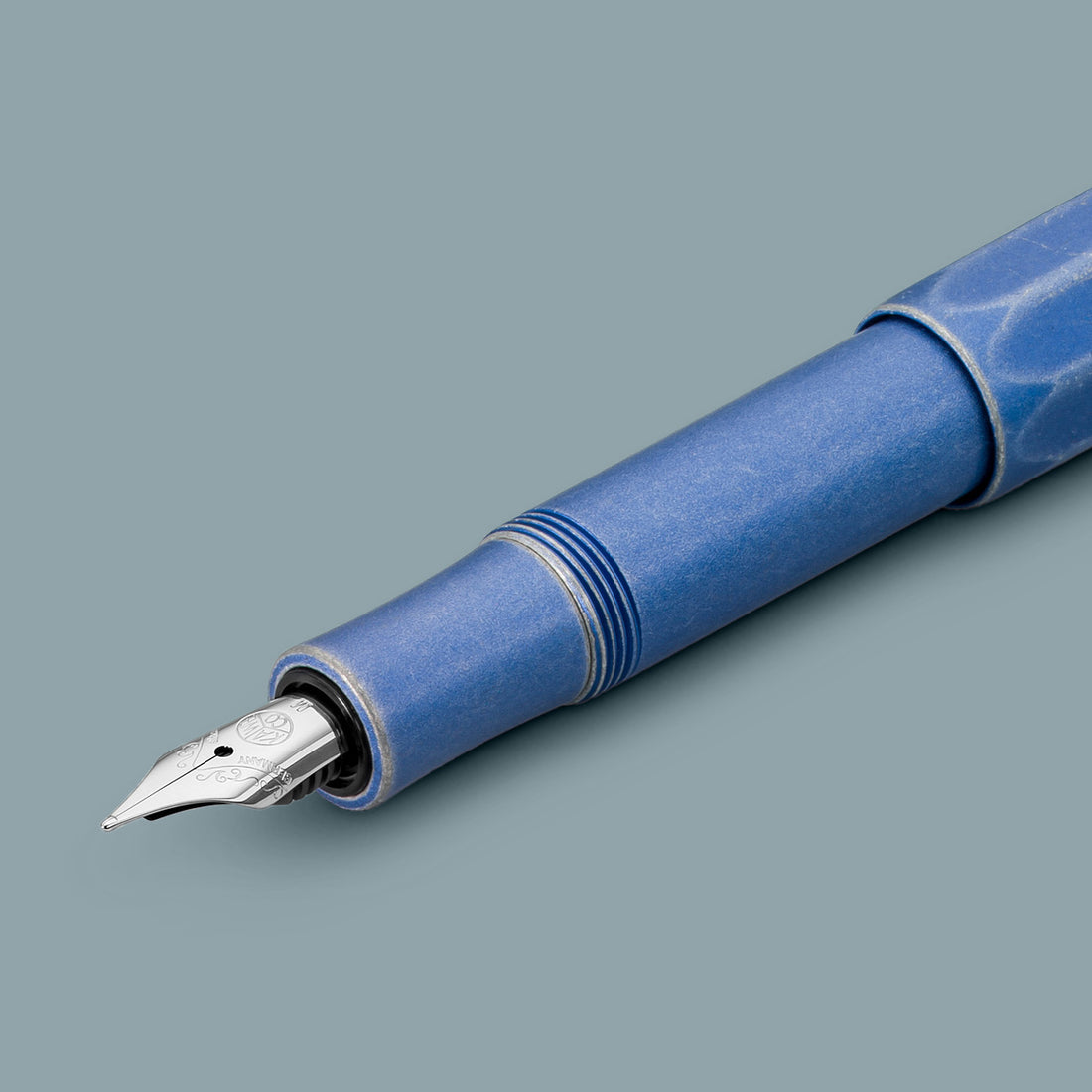 Kaweco AL SPORT Vulpen Stonewashed Blauw│art. 1510734│vooraanzicht schuin
