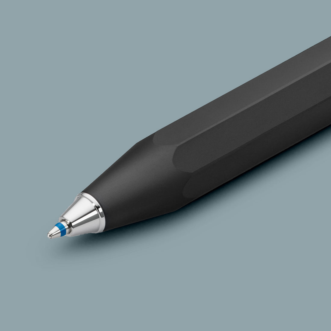 Kaweco Al Sport Balpen Zwart│art. 1510100│vooraanzicht schuin