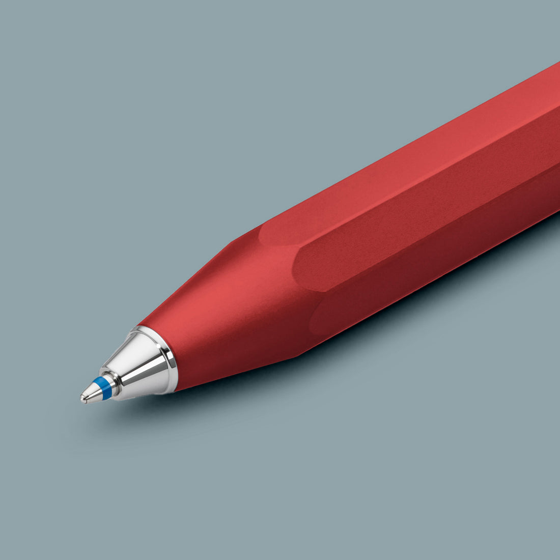Kaweco AL SPORT Balpen Rood│art. 1511605│vooraanzicht schuin