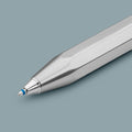 Kaweco AL SPORT Balpen Raw Polish│Ballpoint│art. 1510632│detail schrijfpunt met grijze achtergrond