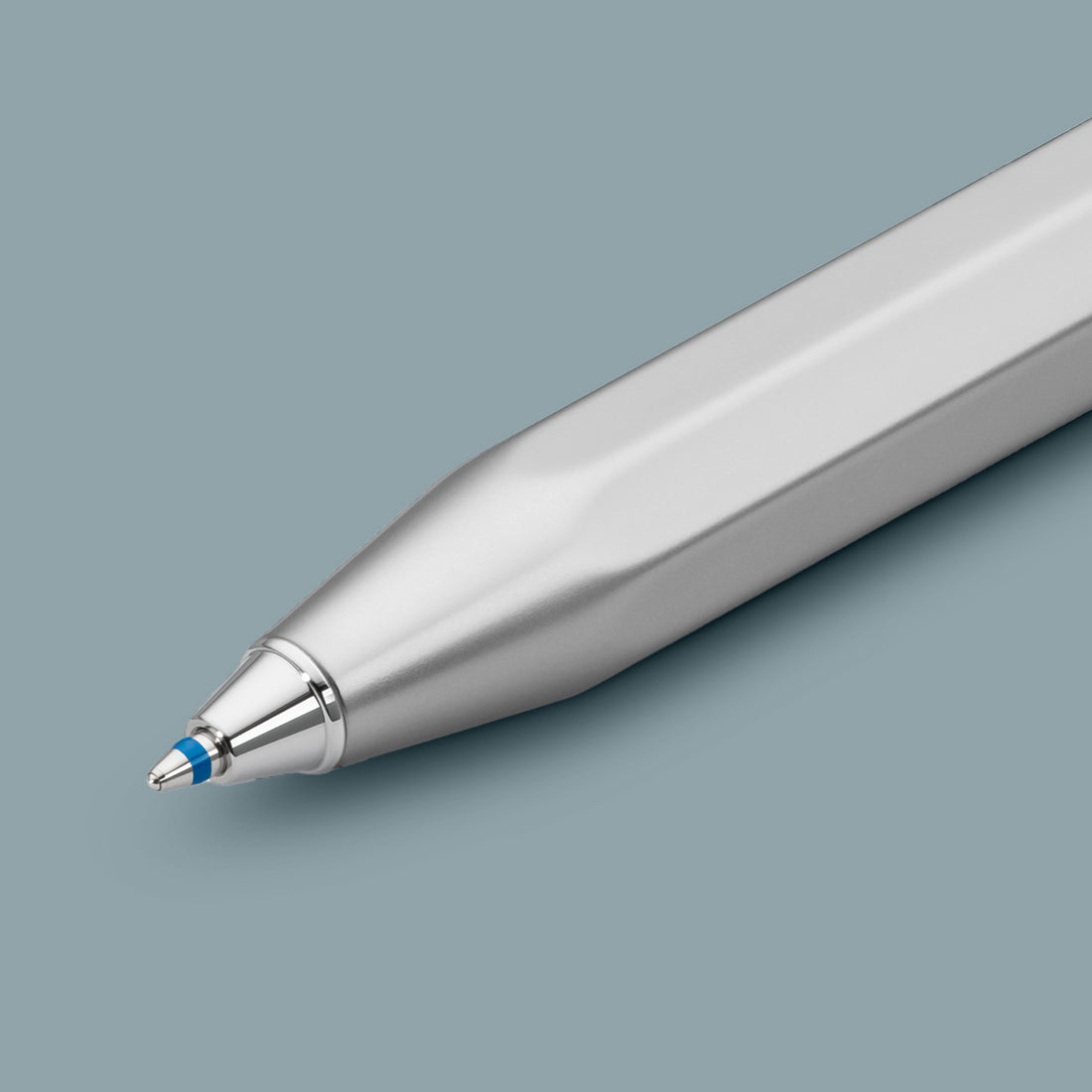 Kaweco AL SPORT Balpen Zilver│art. 1510098│vooraanzicht schuin