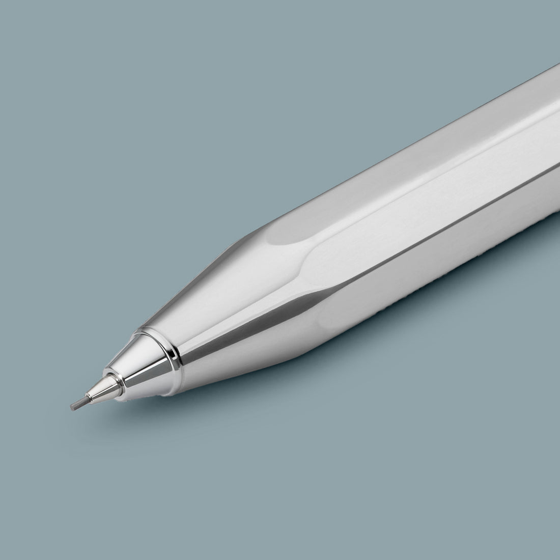 Kaweco AL SPORT Vulpotlood Raw Polish│art. 1510633│vooraanzicht schuin