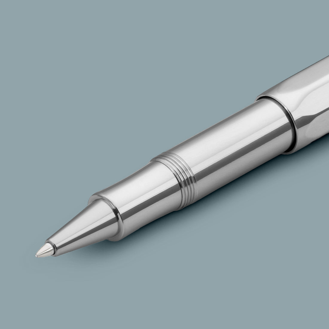 Kaweco AL SPORT Rollerball Pen Raw Polish│art. 1510665│vooraanzicht schuin