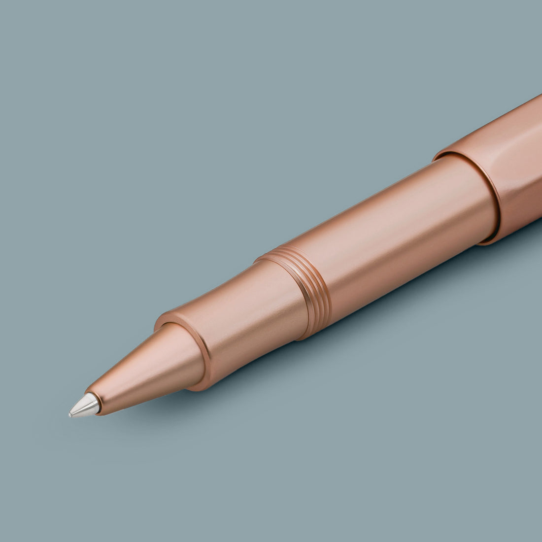 Kaweco AL SPORT Rollerball Pen Rosé Goud│art. 1511575│vooraanzicht schuin