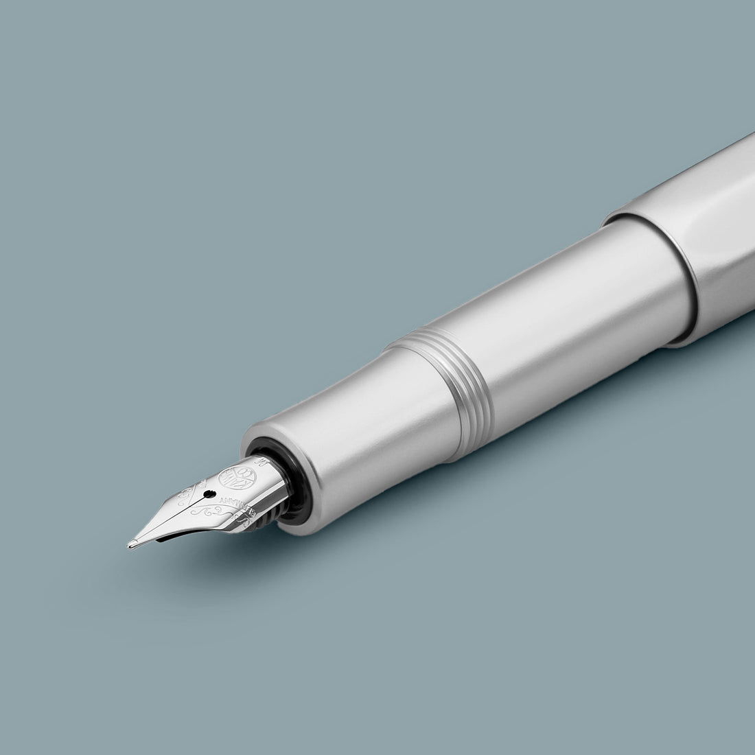 Kaweco AL SPORT Vulpen Zilver│art. 1510089│vooraanzicht schuin