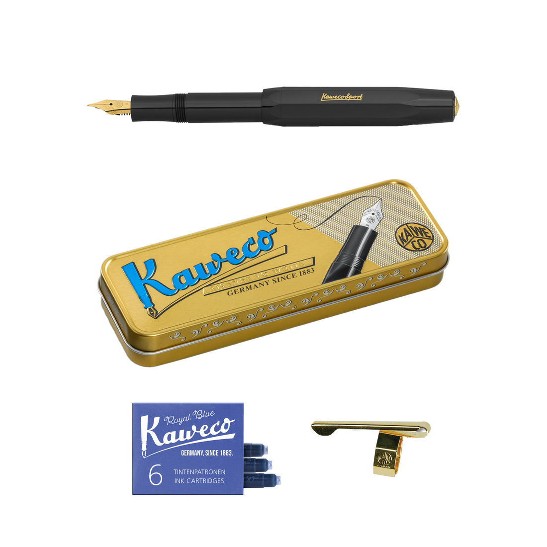 Kaweco Classic Sport Gift Set Zwart│art. 1510653│losse onderdelen