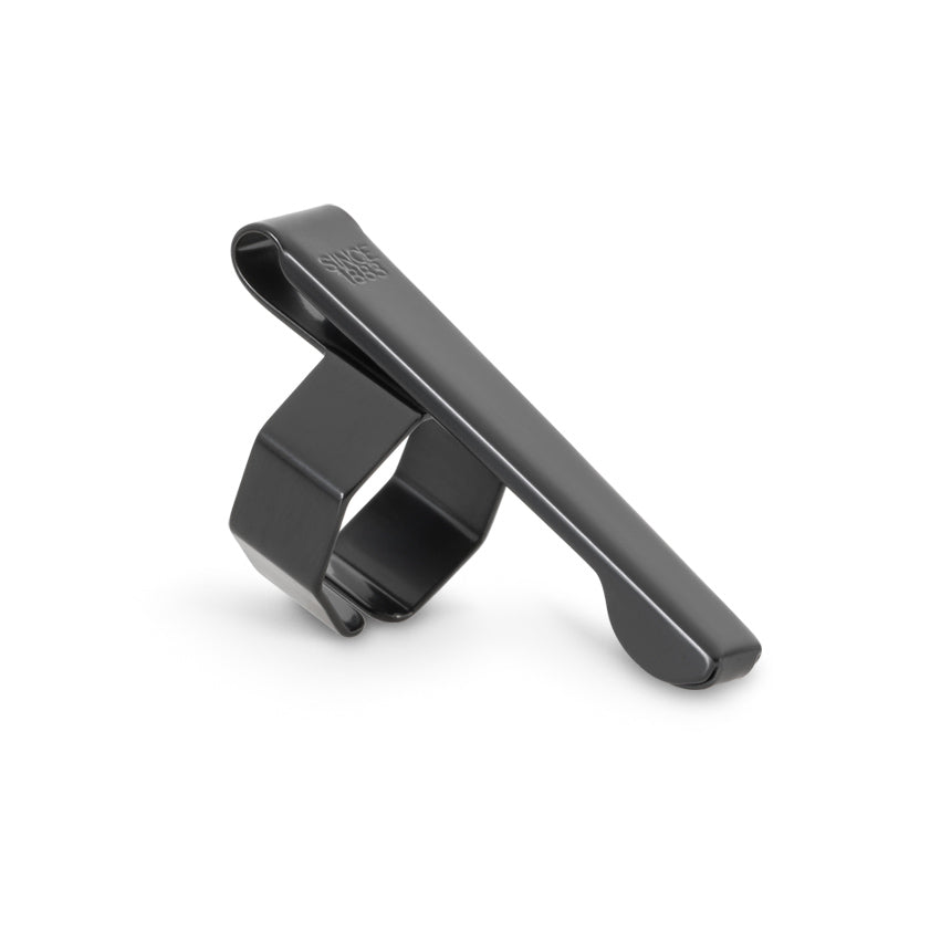 Kaweco Pen Clip Octagonal Zwart│art. 1511154│vooraanzicht schuin met witte achtergrond