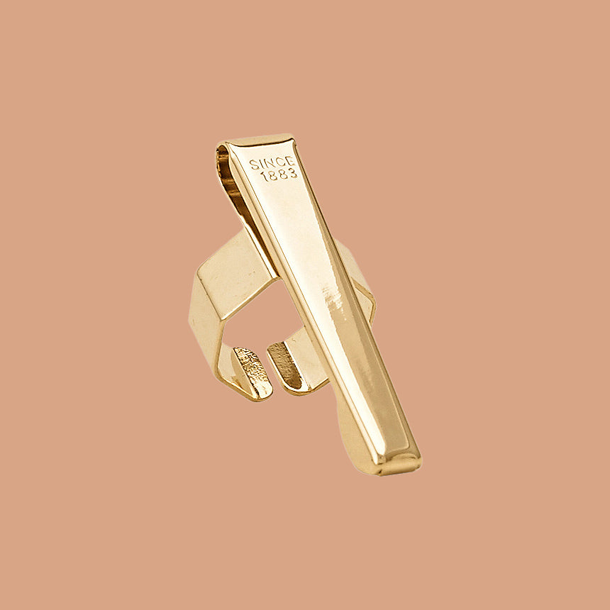 Kaweco Octagonal Pen Clip Goud│art. 1510261│vooraanzicht met witte achtergrond