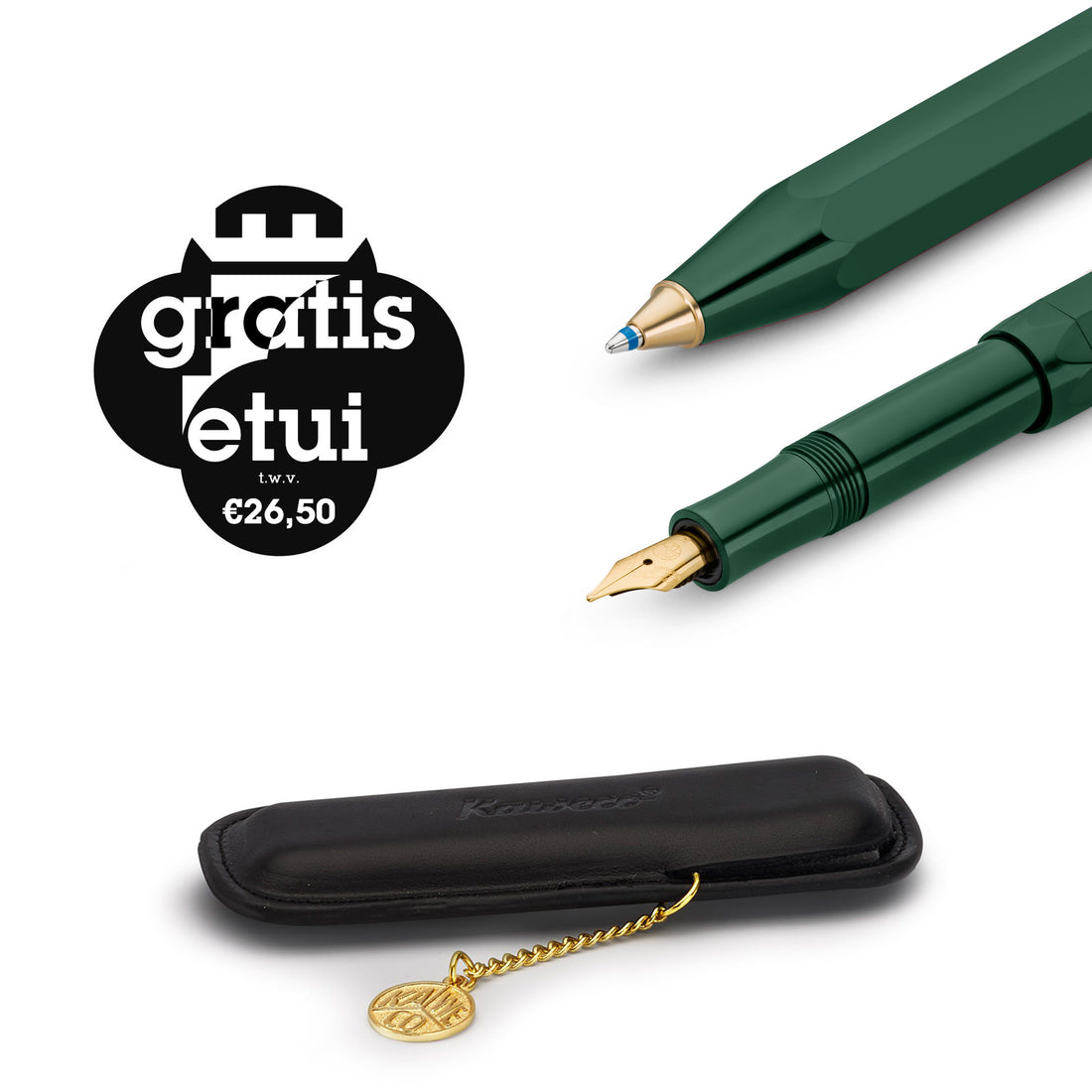 Kaweco Classic Sport Groen Aanbieding│art. 1511922│Promo met witte achtergrond