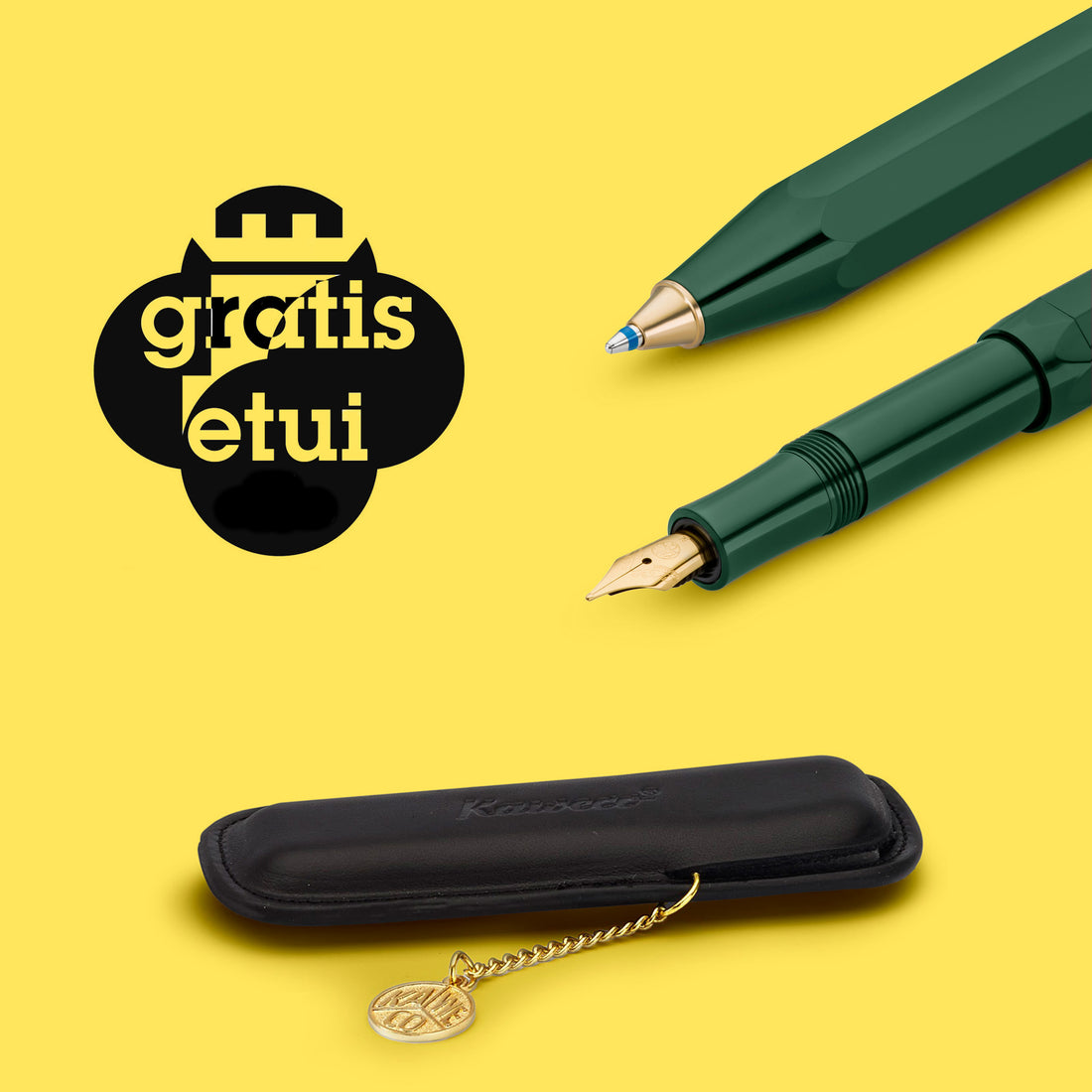 Kaweco Classic Sport Groen Aanbieding│art. 1511922│Promo met witte achtergrond