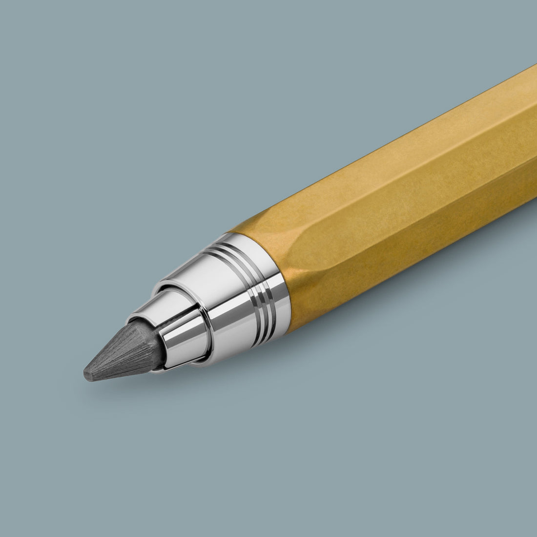 Kaweco Sketch Up Brass Vulpotlood│Messing│art. 1510744│vooraanzicht schuin