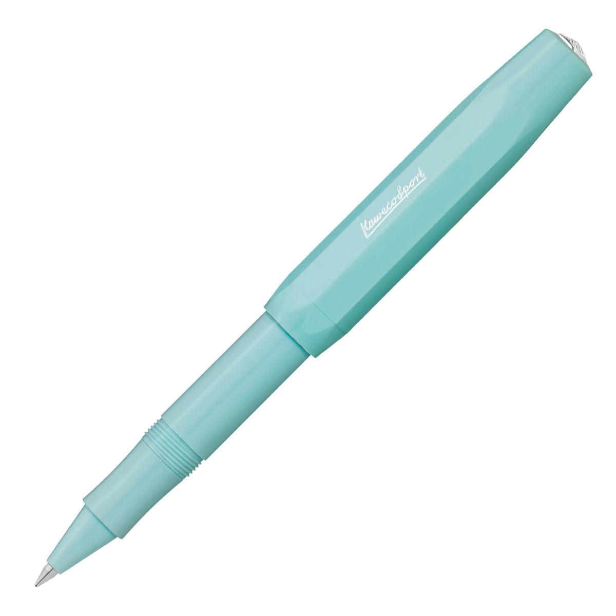 Kaweco Skyline Sport rollerball mint, schuin van de zijkant gezien.