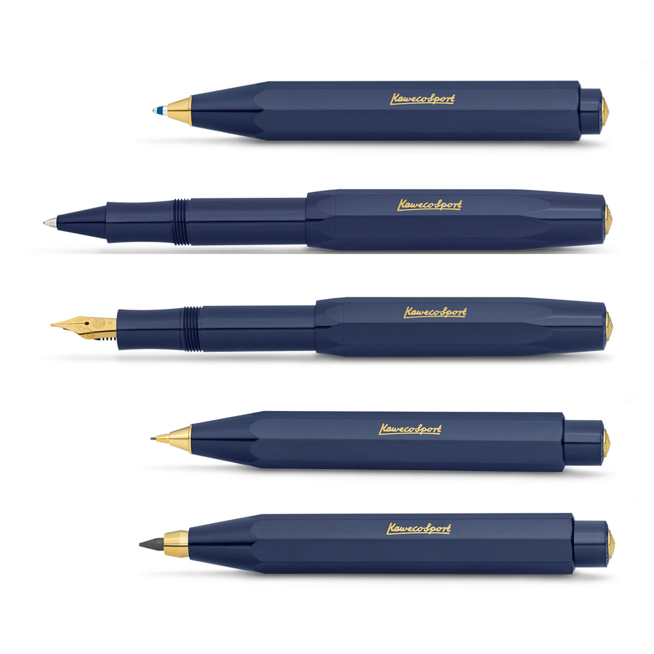 Kaweco CLASSIC SPORT Vulpotlood Navy│art. 1511735│alle modellen uit serie
