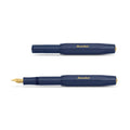 Kaweco Classic Sport Vulpen Navy│art. 1511739│geopend en gesloten naast elkaar