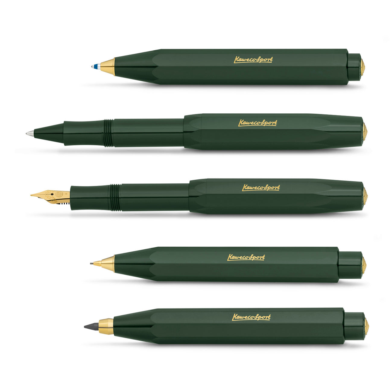 Kaweco CLASSIC SPORT Vulpotlood Groen│art. 1510499│alle modellen uit serie