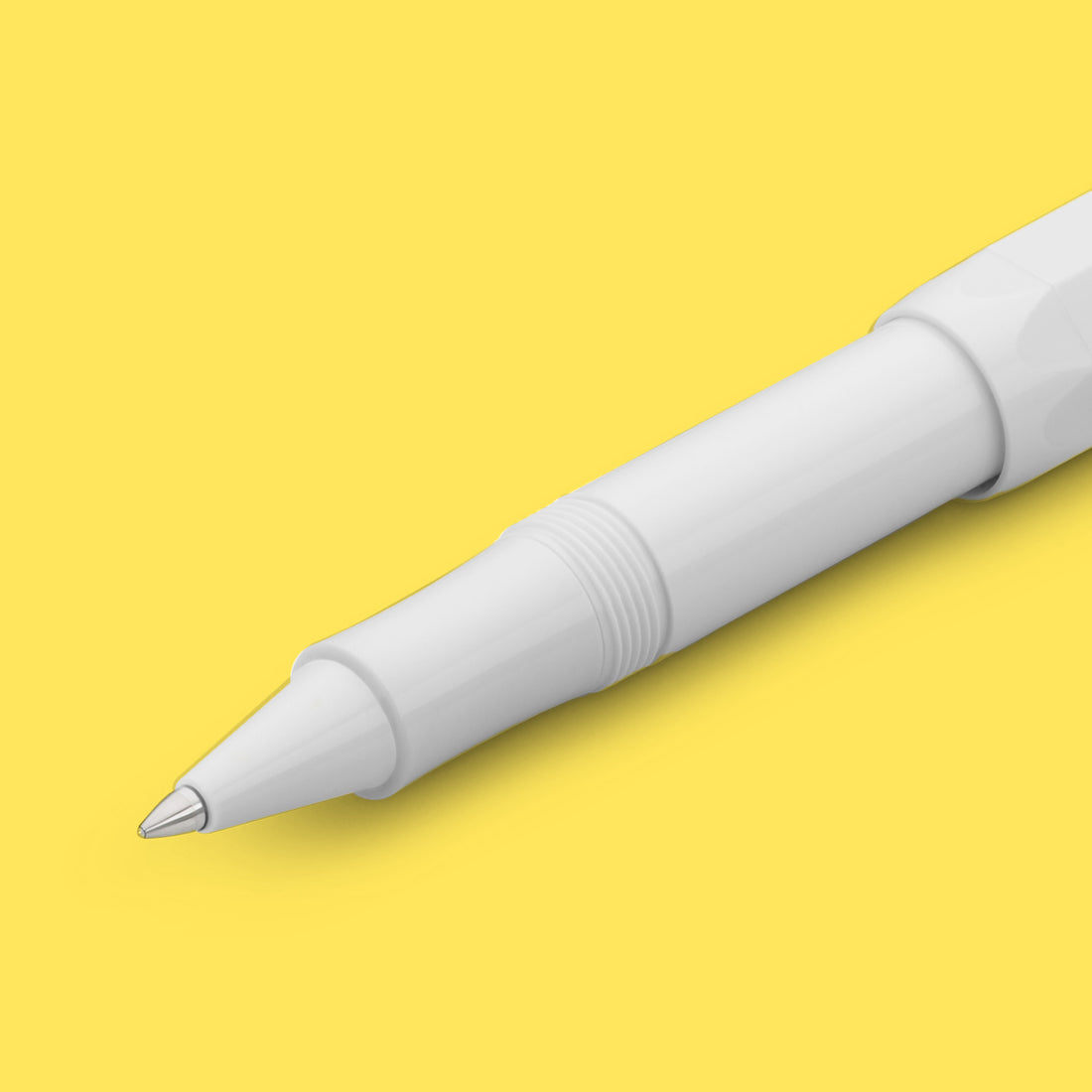 Kaweco Classic Sport Rollerball Wit│art. 1510034│liggend met dop geopend