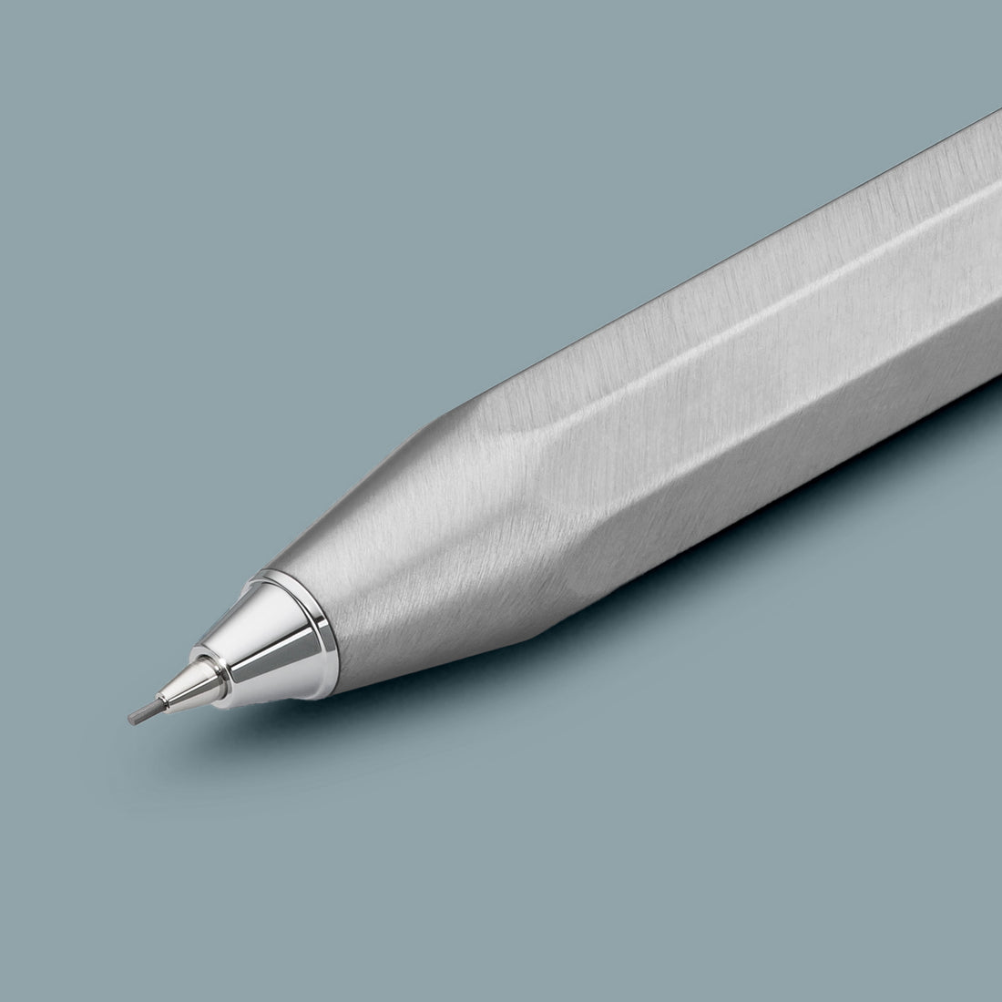Kaweco Steel Sport Vulpotlood│RVS│art. 1511405│vooraanzicht schuin