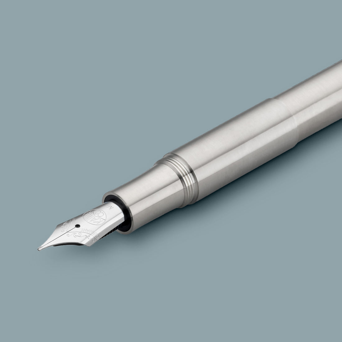 Kaweco Supra Vulpen RVS│art. 1511783│liggend met schaduw
