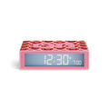 Keith Haring X Lexon Gift Set Heart Pink│art. LBKH01-CP│Flip+ Wekker met witte achtergrond