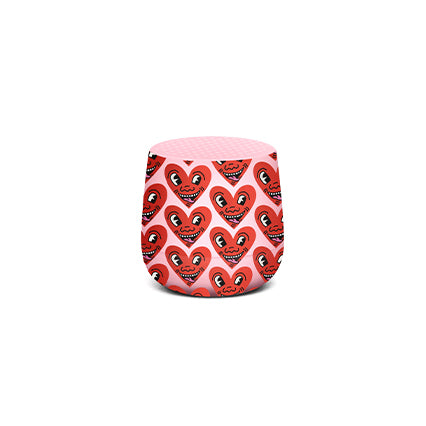 Keith Haring X Lexon Gift Set Heart Pink│art. LBKH01-CP│Mino Speaker met witte achtergrond