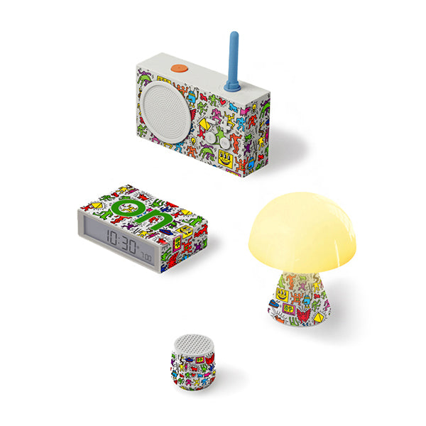 Keith Haring X Lexon Gift Set Happy│art. LBKH01-AW│vooraanzicht doos met witte achtergrond