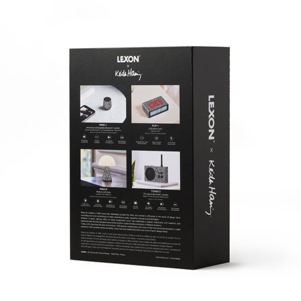 Keith Haring X Lexon Gift Set Love Black│art. LBKH01-BN│achterkant doos