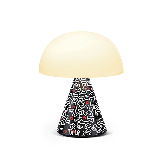 Keith Haring X Lexon Gift Set Love Black│art. LBKH01-BN│Mina Medium Oplaadbare LED lamp