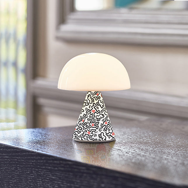 Keith haring X Lexon Gift Set Love White│art. LBKH01-BW│Mina Medium op houten kastje