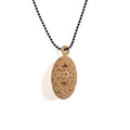 Ketting hanger Floral Oval studio E-Posh│close-up vooraanzicht