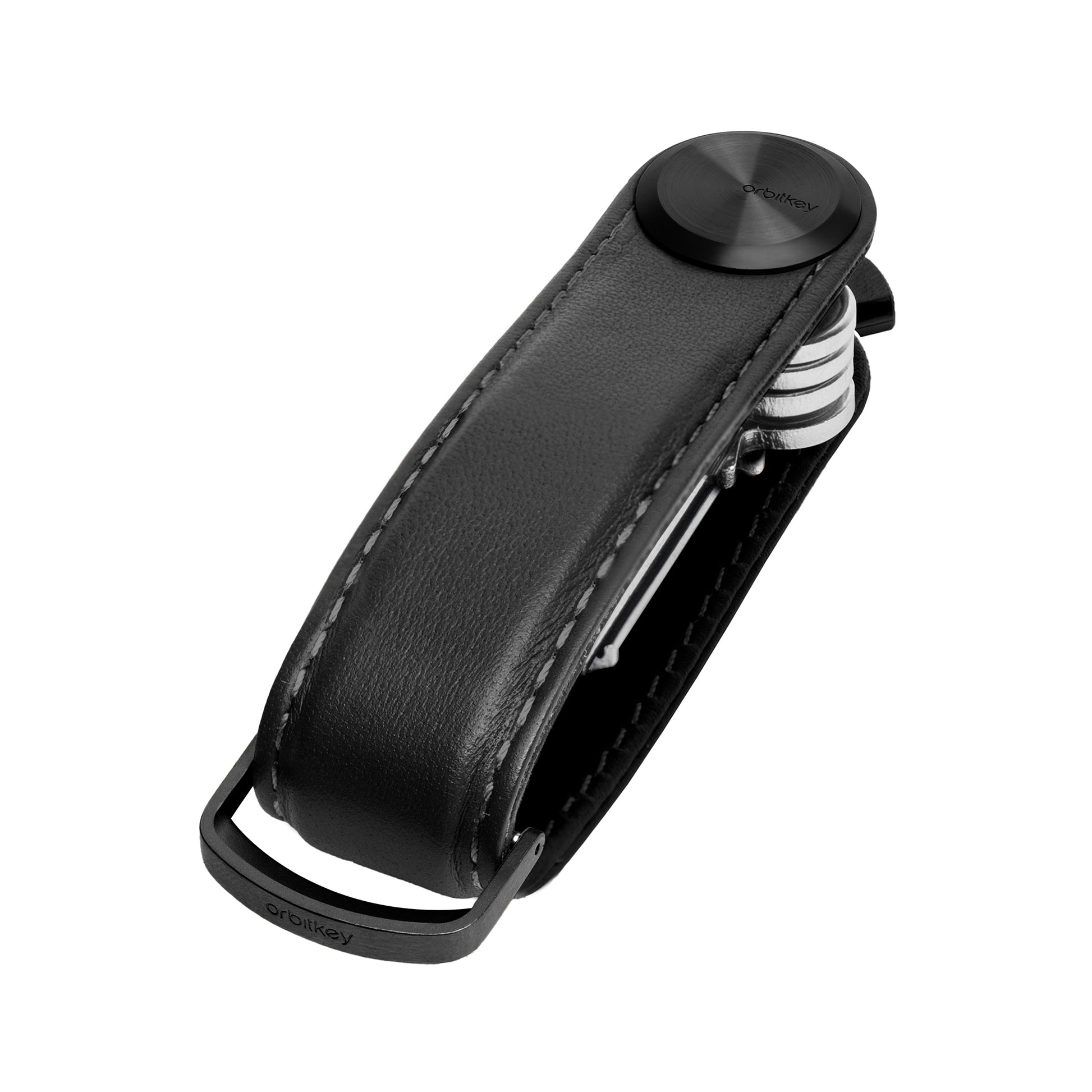 Orbitkey Sleutelhouder Pro Blackout│Key Organiser│art. KPR1-BKT-101│vooraanzicht schuin liggend