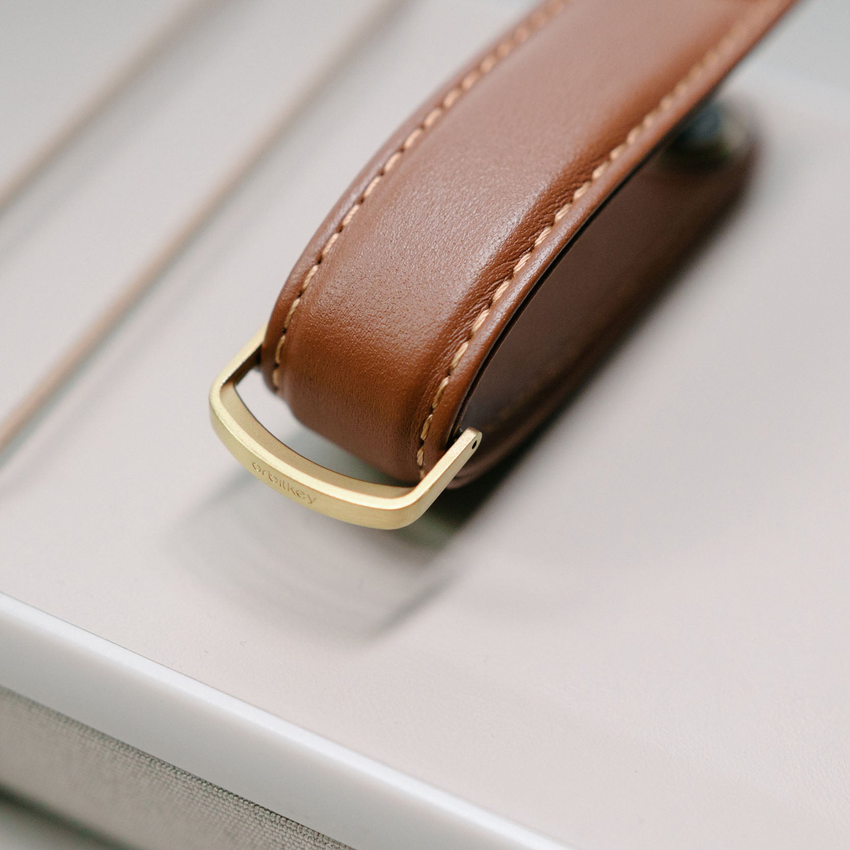 Orbitkey Sleutelhouder Pro Cedar│Key Organiser│art. KPR1-CDR-101│detail D-ring 