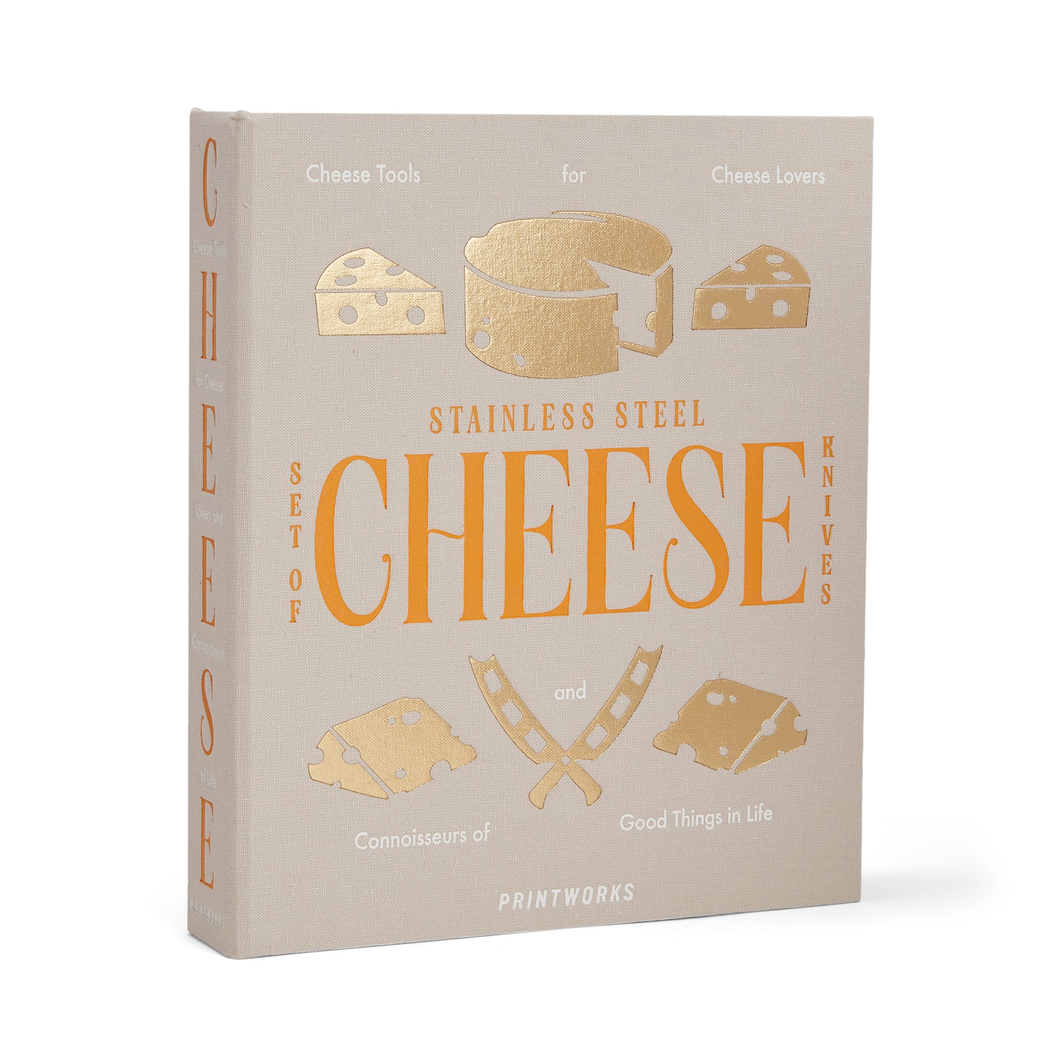 Cheese Tools - The Essentials│Printworks│art. W0627│voorkant schuin met witte achtergrond