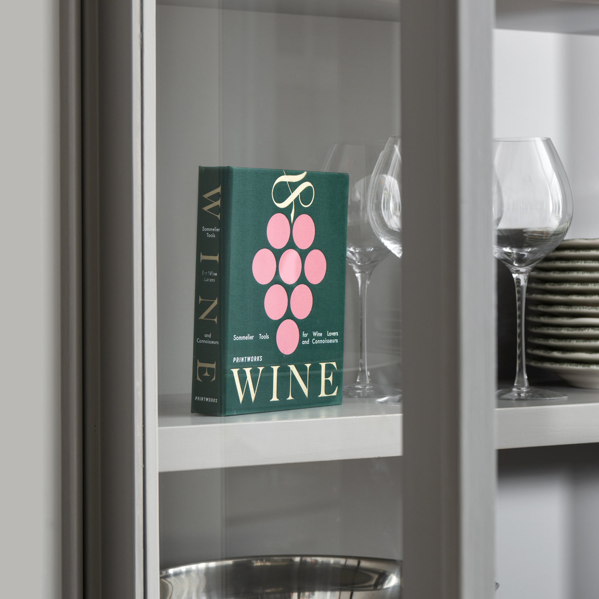 Wine Tools - The Essentials│Printworks│art. PW00629│in kast met glazen deur