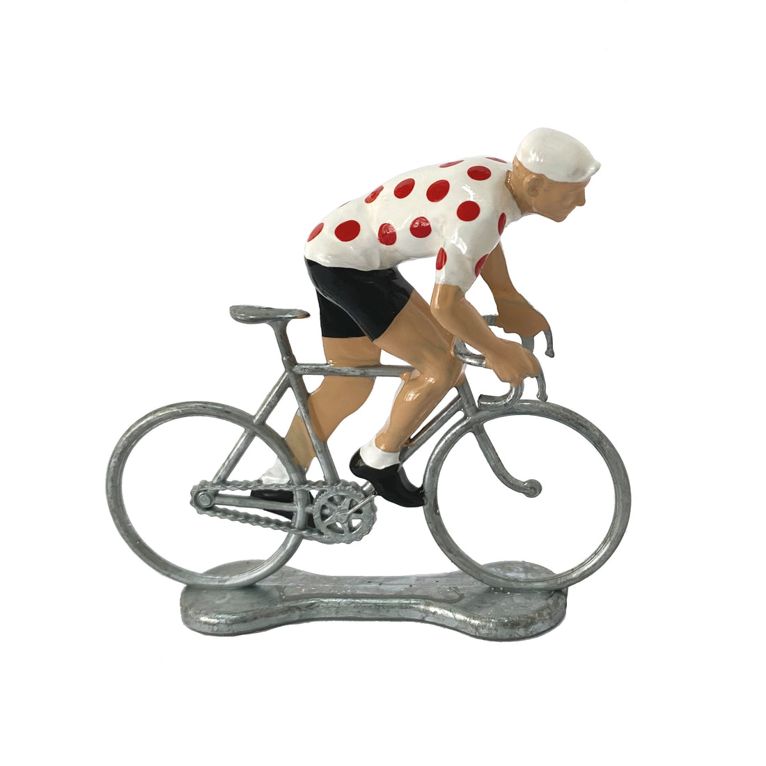 Miniatuur Wielrenner Klimmer Gele Trui│Bernard&Eddy│art. 303643│zijaanzicht